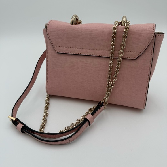 Coccinelle Vegan Leather Crossbody Shoulder Bag Purse Powder Blush Pink NWOT‎ - Picture 3 of 10